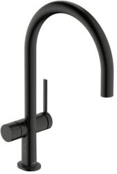Hansgrohe Talis mosogató csaptelep elzárószeleppel csiszolt fekete króm 72805340 (72805340)