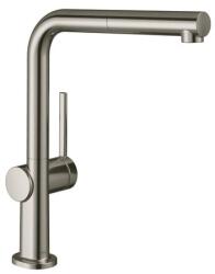 Hansgrohe Talis mosogató csaptelep kihúzható zuhanyzóval rozsdamentes acél megjelenés 72845800 (72845800)