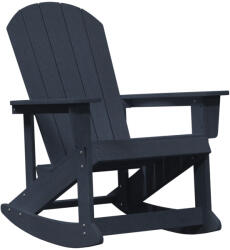 vidaXL Tengerészkék Adirondack Hintaszék 73.5X92X90 cm Hdpe