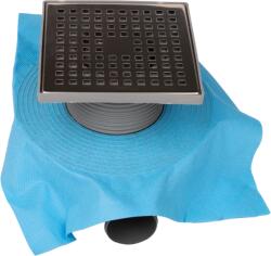 Evotools Sifon Pardoseala Patrat cu Inaltator si Membrana Hidroizolatie EvoSanitary (683913)