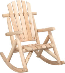 vidaXL Tömör Lucfenyő Kerti Hintaszék 69x96x101 cm