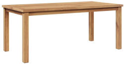 vidaXL Dohányzóasztal Barna 110 x 55 x 45 cm Tömör Tíkfa - fizz - 36 528 Ft