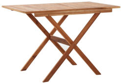 vidaXL Tömör Akácfa Kerti Asztal 110 x 67 x 74 cm