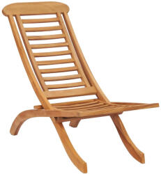 vidaXL Összecsukható Tömör Tíkfa Kerti Szék 50x90x69 cm