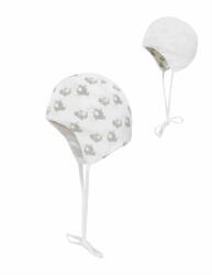 DOLL Gyerek sapka, megfordítható, fehér, 95% pamut, 5% elasztán (hurtimex_4050744634029)