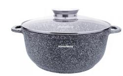 Klausberg Fazék fedővel 24 CM 4, 5L Klausberg KB7522 (KB-7521)