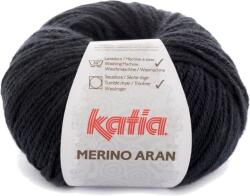 Katia Merino Aran 2 Black Kötőfonal (MA 2)