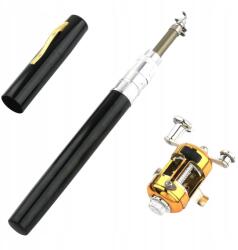  Teleszkópos bottal horgászható készlet, 96cm, Fekete/Ezüst