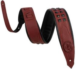 Levy's Rebel Leather Oxblood/Black Curea de chitară (<![CDATA[M80GRPDX-BRG]]>)