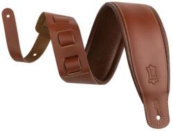 Levy's Amped Leather Walnut Curea de chitară (M26PD-WAL-BRN)