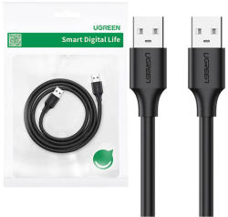 UGREEN USB 3.0 A-A kábel, 3m (fekete) (90576)