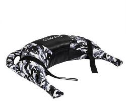 Hms Boksz edzőtáska, Hms, Ökológiai bőr, 15kg, 73x19x48cm, Fekete (17-63-003)