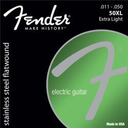 Fender Stainless Flatwounds 50XL Ball End Set Elektromos gitárhúrok (0730050402)