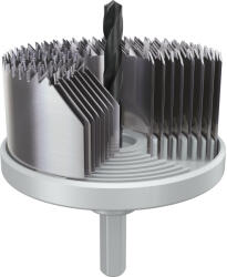 Bosch Fa és gipszkarton körkivágó-készlet befogótüskével, 25; 32; 38; 44; 51; 57; 63; 68 x 28 mm (2608594509)