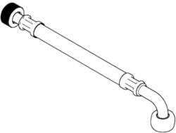 SCHELL flexibilis tömlő MONTUS öblítőtartályhoz 8 cm 292200099 (292200099)