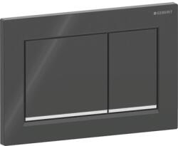 Geberit Omega 30 nyomólap 2 mennyiséges öblítéshez, fekete, fényes króm (GE-115.080.KM.1)