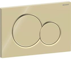 Geberit Sigma 01 nyomólap 2 mennyiséges öblítéshez, nemes sárgaréz (GE-115.770.DT.5)