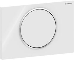 Geberit Sigma10 nyomólap öblítés-stop működtetésű, fehér, fényes króm (GE-115.758.KJ.5)