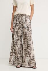 Pinko pantaloni wide leg pentru femei, din bumbac PPY2-SPD0ML_80X (106963.A3B1)