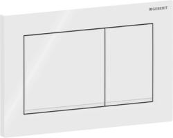 Geberit Omega 20 nyomólap 2 mennyiséges öblítéshez, fehér, matt fehér (GE-115.080.11.1)