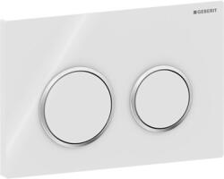 Geberit Omega 20 nyomólap 2 mennyiséges öblítés, fehér, fényes (GE-115.085.KJ.1)