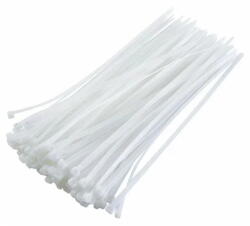 FLOW Colier plastic alb 3×100 mm, set 100 bucăți FLOW (17097) - pcone