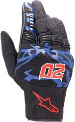 Alpinestars Mănuși moto Alpinestars Copper FQ20 negru-roșu-albastru-alb (AIM120-873)
