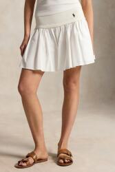 Ralph Lauren fustă din bumbac POPLIN-WVN-SKIRT PPY2-SDD0J1_00X (211A12965002)