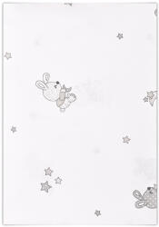 Lorelli Чаршаф от ранфорс Lorelli - Little Rabbits, 150 x 100 cm, Сив (20051326601)