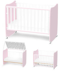 Lorelli Бебешко легло Lorelli Premium - Stars, 60 x 120 сm, White & Orhid Pink (10150610038A)