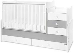 Lorelli Легло Lorelli - Maxi Plus, 3Box, 70 x 160 cm, Бяло/Stone grey (10150580041P)