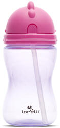 Lorelli Спортна бутилка със сламка Lorelli - Pink & Purple, 300 ml (10200960005)