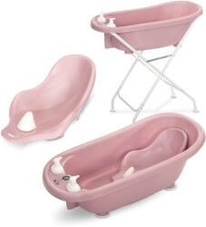 Lorelli Бебешка вана с оттичане, подложка и стойка Lorelli - 88 сm, Nordic Pink (10130820006)