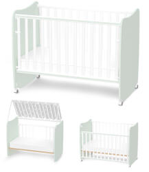 Lorelli Бебешко легло Lorelli Premium - Stars, 60 x 120 сm, White & Milky Green (10150610040A)