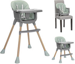 Lorelli Стол за хранене 3 в 1 Lorelli - Vanilla, Green (10100572504)