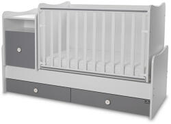 Lorelli Трансформиращо се легло Lorelli - Trend Plus, Бяло/Stone Grey (10150400041A)