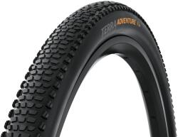 Continental gravel-cyclocross kerékpáros külső gumi 50-622 Terra Adventure Trail Grip 28x2.00, hookless felni kompatibilis, tubeless ready, fekete/fekete hajtogathatós skin
