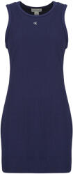Calvin Klein Rochii scurte Femei SL TEXTURE WAFFLE RACER MINI DRE Calvin Klein Jeans Albastru EU XL