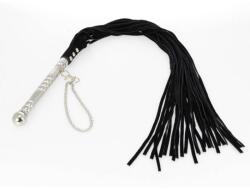 Rimba Bőr ostor fém nyéllel-78cm - diamondsexshop