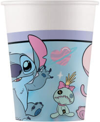  Disney Lilo és Stitch, A csillagkutya Angel Cute papír pohár 8 db-os 200 ml FSC (PNN98679) - aprotalpak