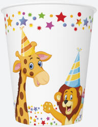  Happy Birthday Star papír pohár 8 db-os 250 ml (PKK025127) - aprotalpak