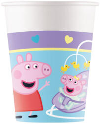  Peppa malac With Love papír pohár 8 db-os 200 ml FSC (PNN98421) - aprotalpak