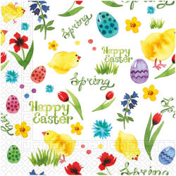  Húsvét Spring szalvéta 20 db-os 33x33 cm (PNN92354) - aprotalpak