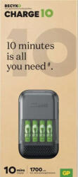 GP CHARGE10 +4db 1700mAh B56499 HR6 tölthető AA ceruza elem (GP-CHARGE10-ReCyko-S491-4-1700-B56499)