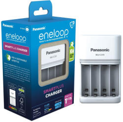 eneloop Panasonic eneloop SmartPlus BQ-CC55E AA ceruza akku AAA mikro akku hálózati elemtöltő (Panasonic-eneloop-BQ-CC55E)