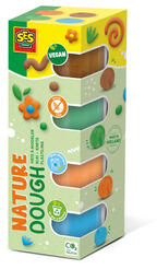 SES Creative SES: Sentiment plăcut de modelare cu plastilină - Natural 4x90gr (00513)