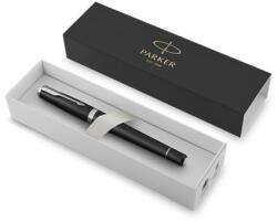 Parker Töltőtoll, ezüst színű klip, matt fekete színű tolltest, PARKER Royal Urban Twist (1931592) - kellekanyagonline