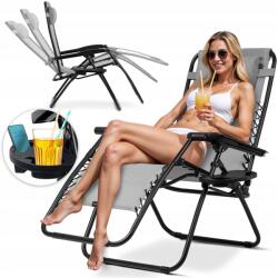 Sofotel Összecsukható Kerti Napozóágy Strand Gravitációs Fotel Teraszra A Kertbe (286301)