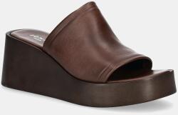 Jonak bőr papucs EUGENE - barna Női 40