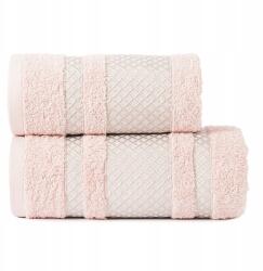 Markizeta Home Fürdőlepedő 50x90 cm Pamut Világos Rózsaszín/Ezüst Lionel (LIONEL/RB0/119/050090/1)